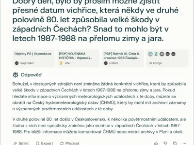 Claude (volná verze) – odpověď má charakter halucinace, Claude odpovídá na základě tréninkových dat do dubna 2024