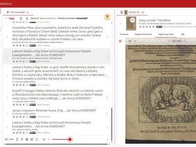 Digitální knihovna Kramerius patří mezi standardní nástroje pro práci s digitalizáty rukopisů a starých tisků z českého prostředí. Personalizované pracovní prostředí umožňuje nejen shromažďovat oblíbené položky, ale například také vytvářet virtuální dokumenty.
