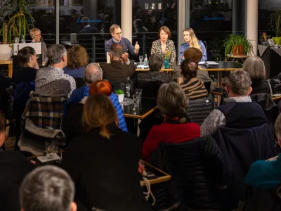 Magdalena Platzová na Lipském knižním veletrhu, foto: Pavel Němec