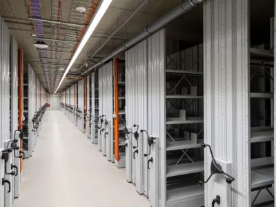 Interiér depozitáře - sklady