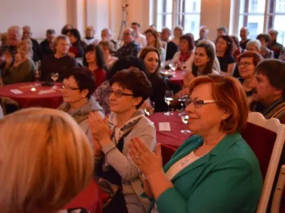 Koordinátorka Měst vzdělávání Iva Tahová na setkání místních organizací ve Žďáru nad Sázavou Foto: Jiří Coubal