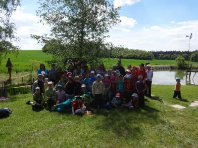 6. literárně turistické putování dětí, rodičů a knihovníků regionu Blansko dne 21. 5. 2016, fotografie Helena Jalová