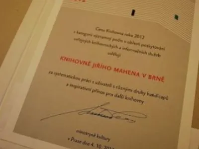 Cena Knihovna roku 2012