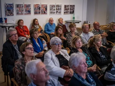 Vernisáž a křest publikace 22. 9. v Liechtenstein Schloss ve Wilfersdorfu (Rakousko), foto: Hana Ilčíková