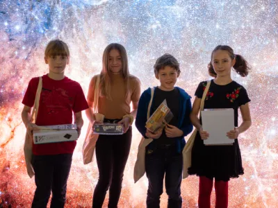 Slavnostní vyhlášení výsledků soutěže v Hvězdárně a planetáriu Brno