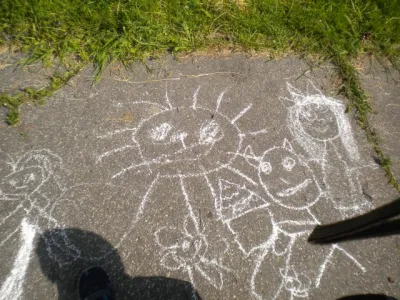 Malování na chodníku