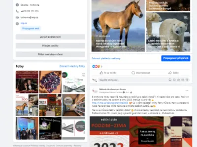 Facebook Městské knihovny v Praze