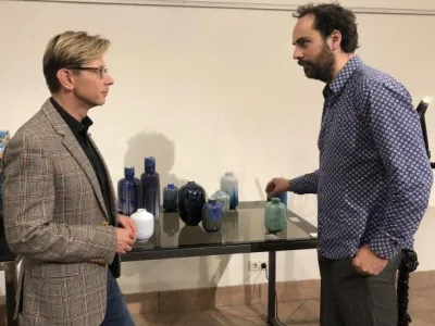 Grasimesse - na snímku zleva Martin Krafl, koordinátor projektu, a Milan Pekař, foto: Ruth Justen