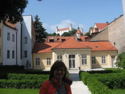 Lisztův pavilon a autorka článku