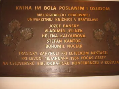 Pamětní deska leteckého neštěstí