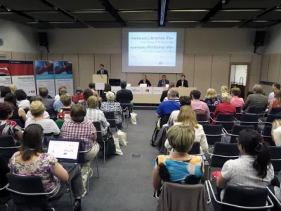 Ředitel MZK prof. PhDr. Tomáš Kubíček při úvodní řeči