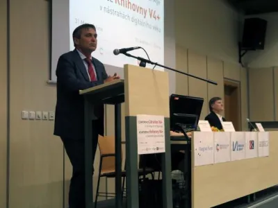 Primátor města Brna, Ing. Petr Vokřál vítá účastníky konference