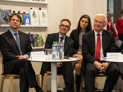 Otevření českého stánku na Lipském knižním veletrhu