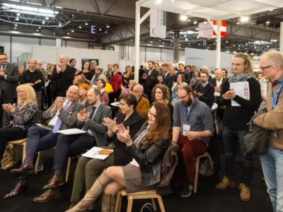 Otevření českého stánku na Lipském knižním veletrhu