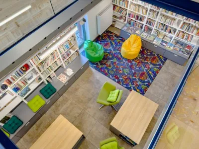 Obecní knihovna Olomučany, foto: Linda Kubíková