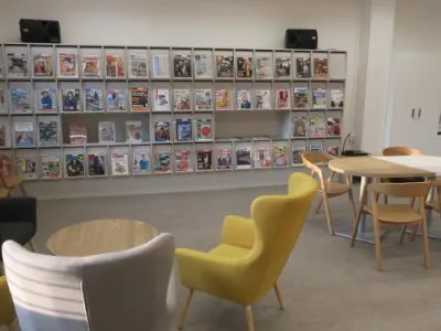 Studovna-čítárna Městské knihovny Kyjov, foto: Archiv knihovny