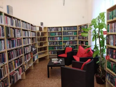 Interiéry Městské knihovny Valtice