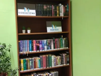 Interiéry Místní knihovny Nechvalín