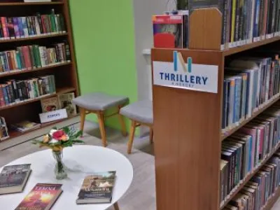 Interiéry Místní knihovny Nechvalín
