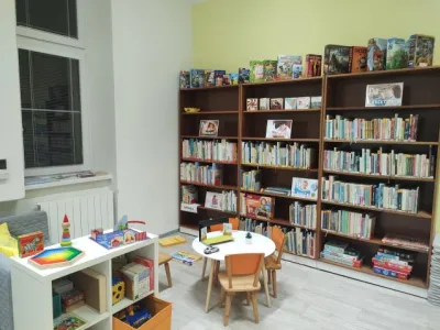 Interiéry Obecní knihovny Nemojany