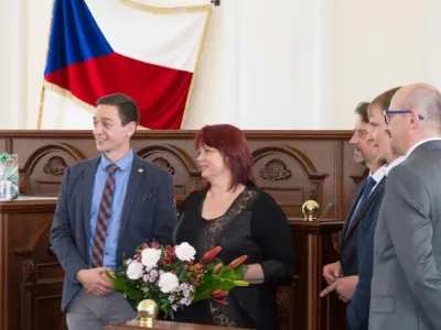 Knihovnická osobnost Jihomoravského kraje 2020 Mgr. Ilona Salajková, ředitelka městské knihovny Mikolov, fotografie Pavel Němec