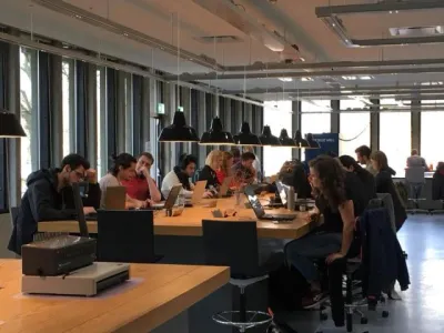 V knihovně technické univerzity DTU v dánském Lyngby, foto: Klára Rösslerová