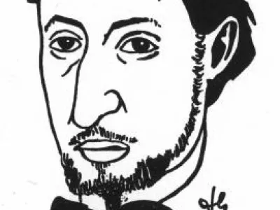 Portrét Jiřího Mahena od Františka Gellnera