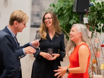 Martin Krafl, překladatelka Helena Novak a autorka Markéta Pilátová