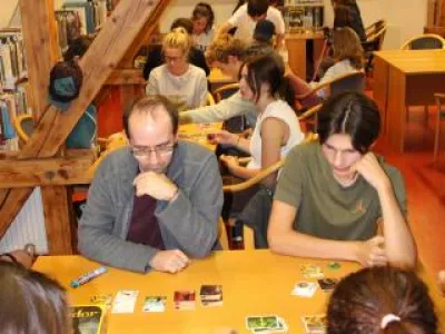 Noc deskových her v Městské knihovně Krnov