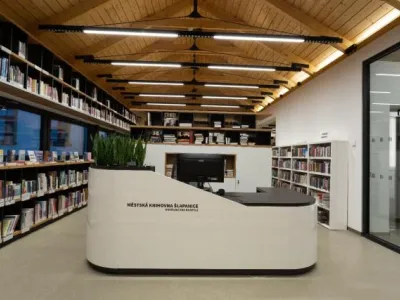 Nové interiéry Městské knihovny Šlapanice, fotografie archiv MZK