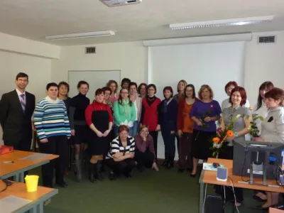 Frekventanti a vyučující RKK při závěrečných zkouškách