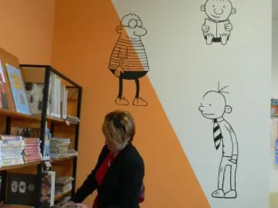 Interiér knihovny, foto: M. Švejcarová