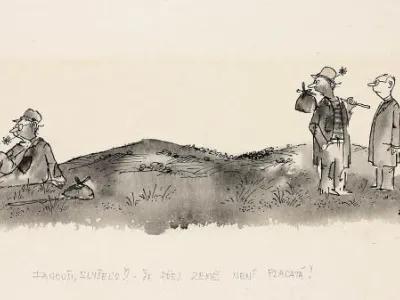 Kreslený humor Vladimíra Renčína