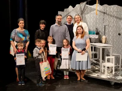 Slavnostní vyhlášení výsledků v Divadle Polárka