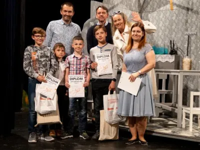 Slavnostní vyhlášení vítězů v Divadle Polárka