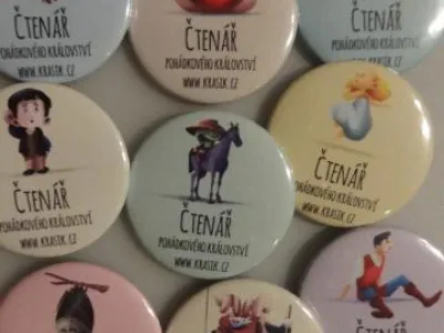 Odměny v podobě čtenářských placek