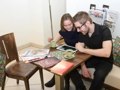 Knihovní klub – Café u Mahena, foto: archiv KJM