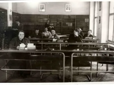 Historický snímek studovny