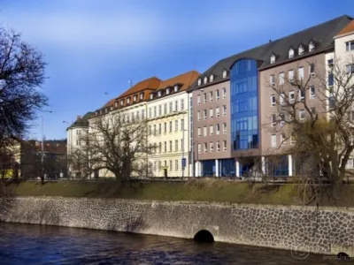 Obr.1 Budova Pedagogické fakulty, v níž se knihovna v současnosti nachází