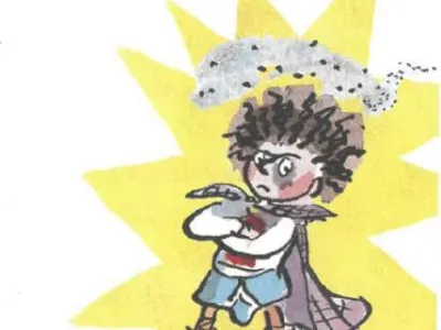 Venca v kostýmu, ilustrace Tony Ross