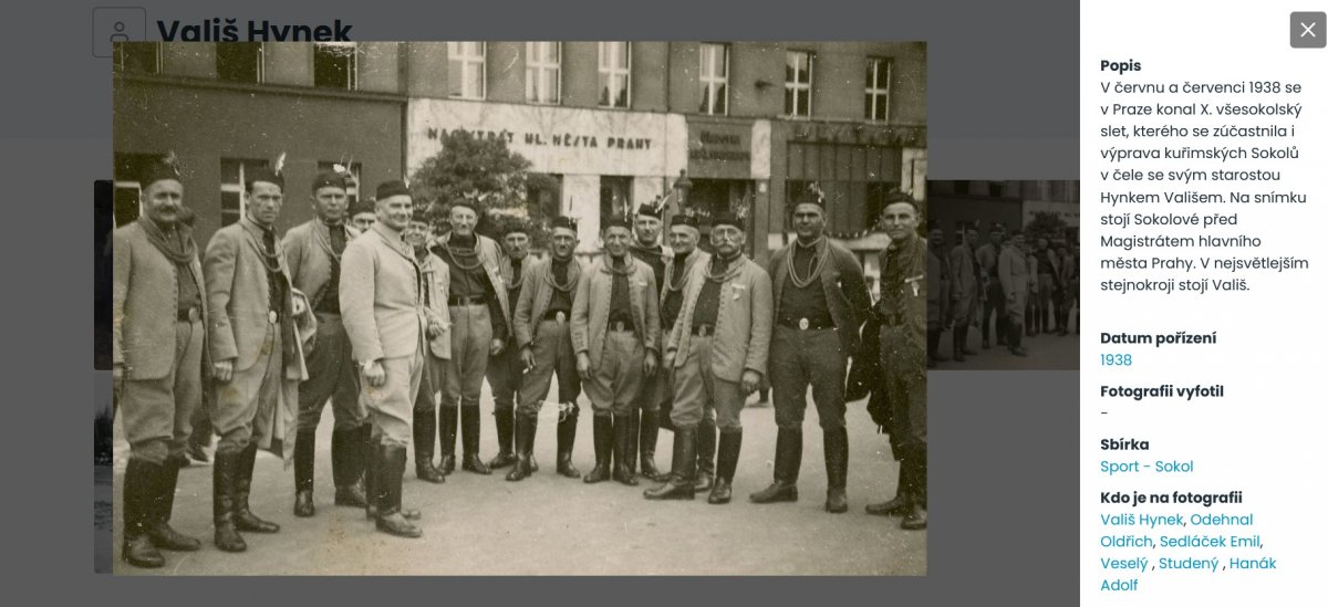 Ukázka popisu konkrétní fotografie