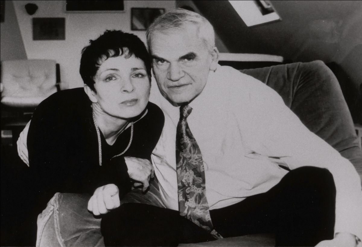 Manželé Kunderovi na archivním snímku