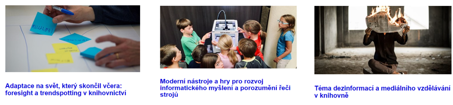 Ukázka inovačních kurzů KISKu z nabídky roku 2022