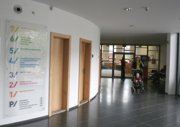 Moravská zemská knihovna - přízemí